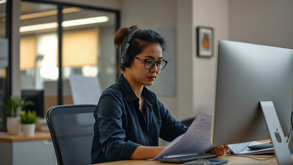 Preparación de datos ERP Responsable depurando datos antes de implementar ERP para PyMEs