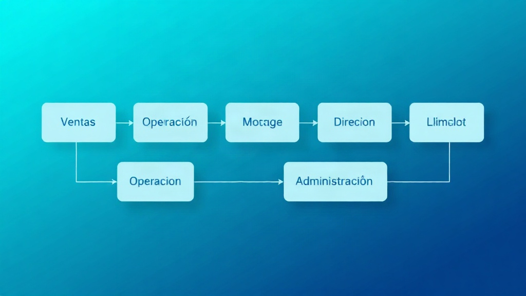 Procesos de sistema de gestion integral conectados entre áreas de una PyME